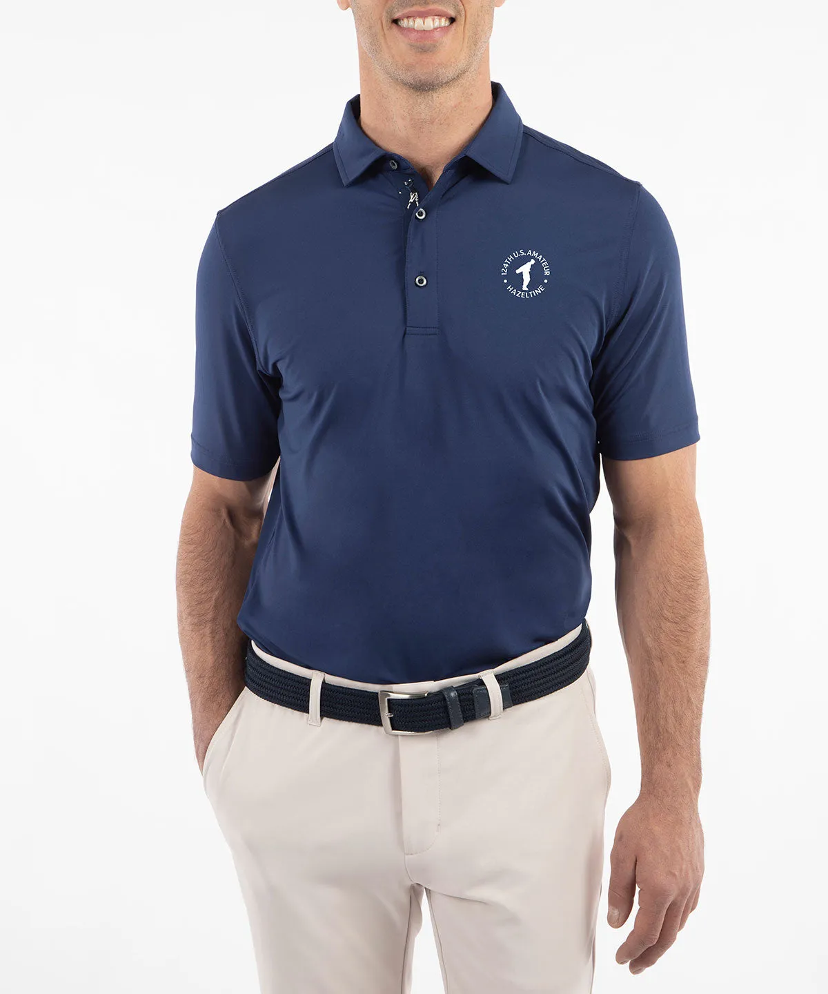 124th U.S. Amateur Men's Bobby Jones Jersey Solid Polo Shirt