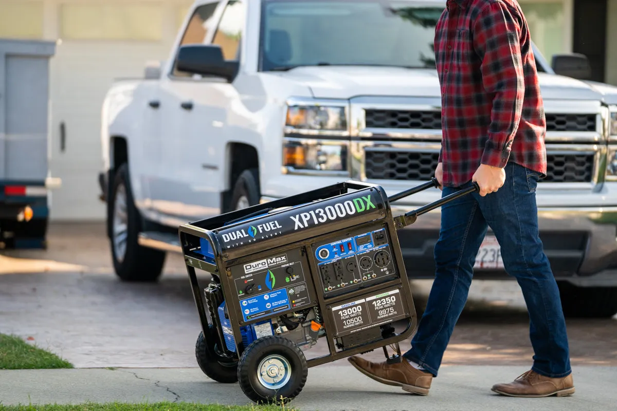 13,000 Watt Dual Fuel Portable Generator w/ CO Alert