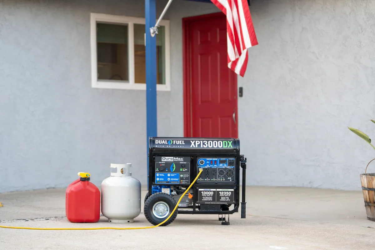 13,000 Watt Dual Fuel Portable Generator w/ CO Alert