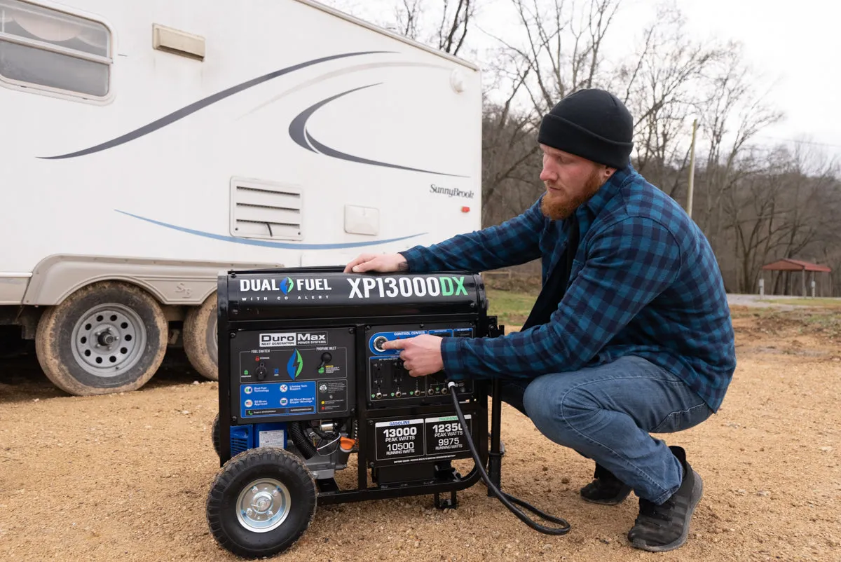 13,000 Watt Dual Fuel Portable Generator w/ CO Alert