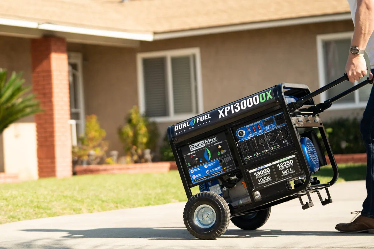 13,000 Watt Dual Fuel Portable Generator w/ CO Alert