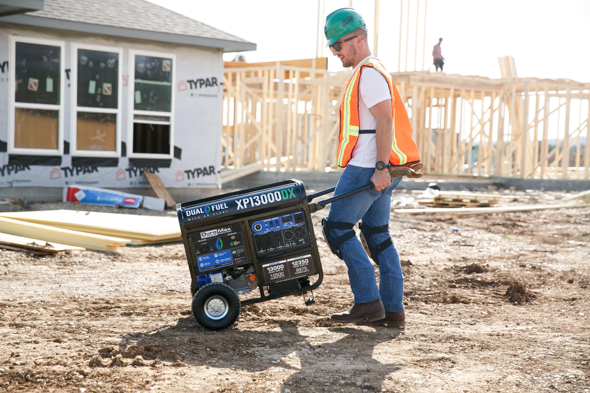 13,000 Watt Dual Fuel Portable Generator w/ CO Alert