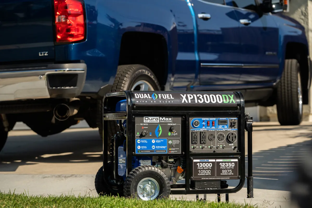 13,000 Watt Dual Fuel Portable Generator w/ CO Alert