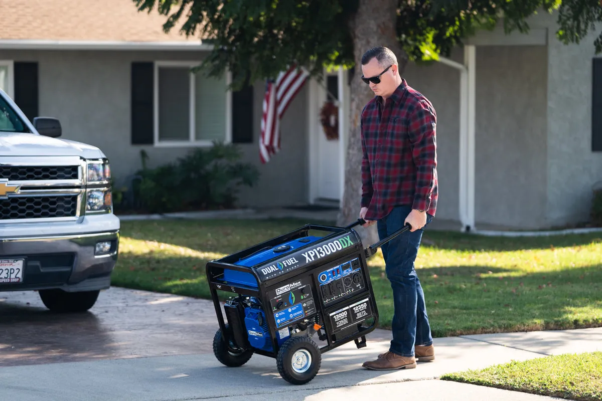 13,000 Watt Dual Fuel Portable Generator w/ CO Alert