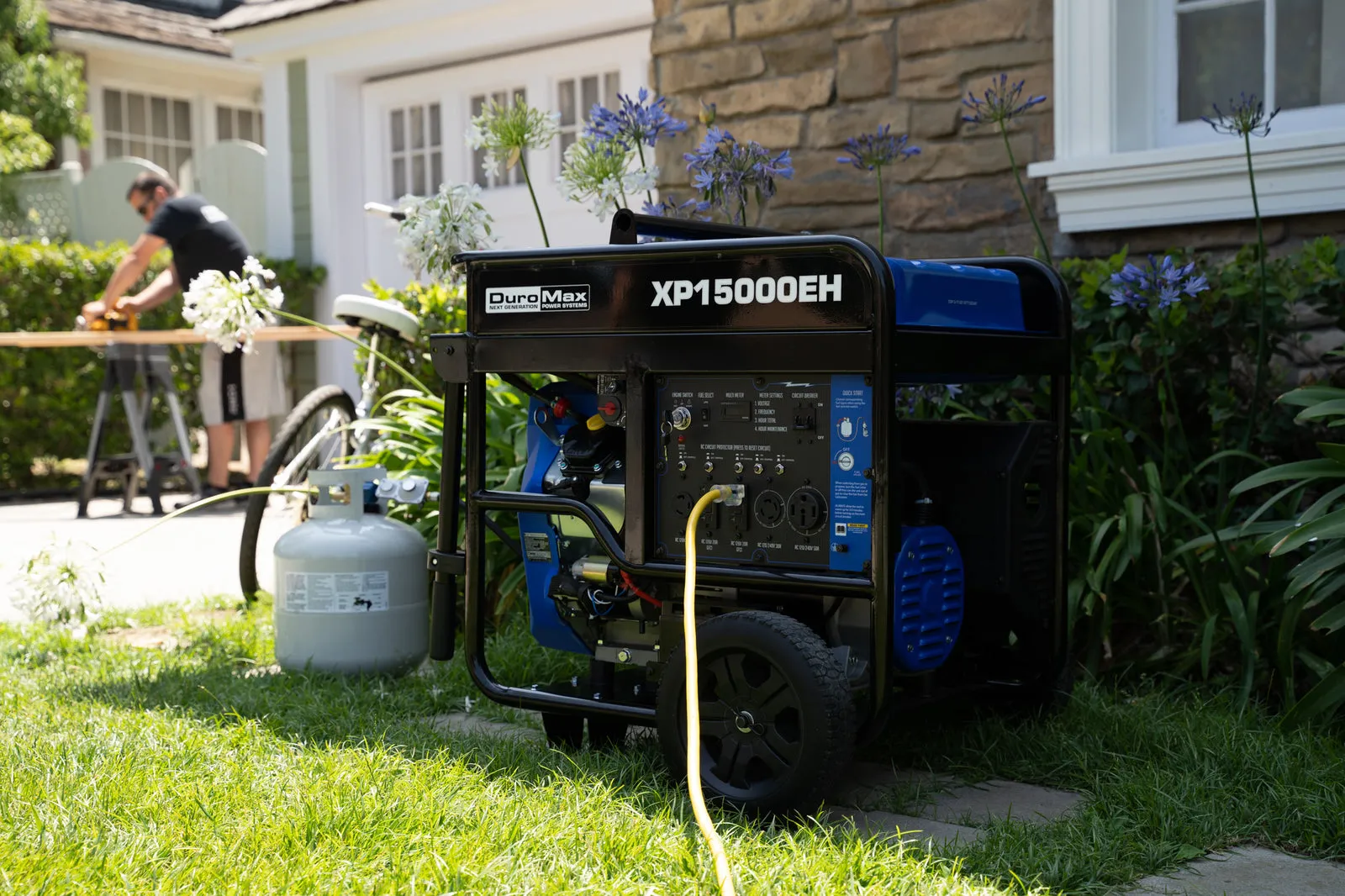 15,000 Watt Dual Fuel Portable Generator