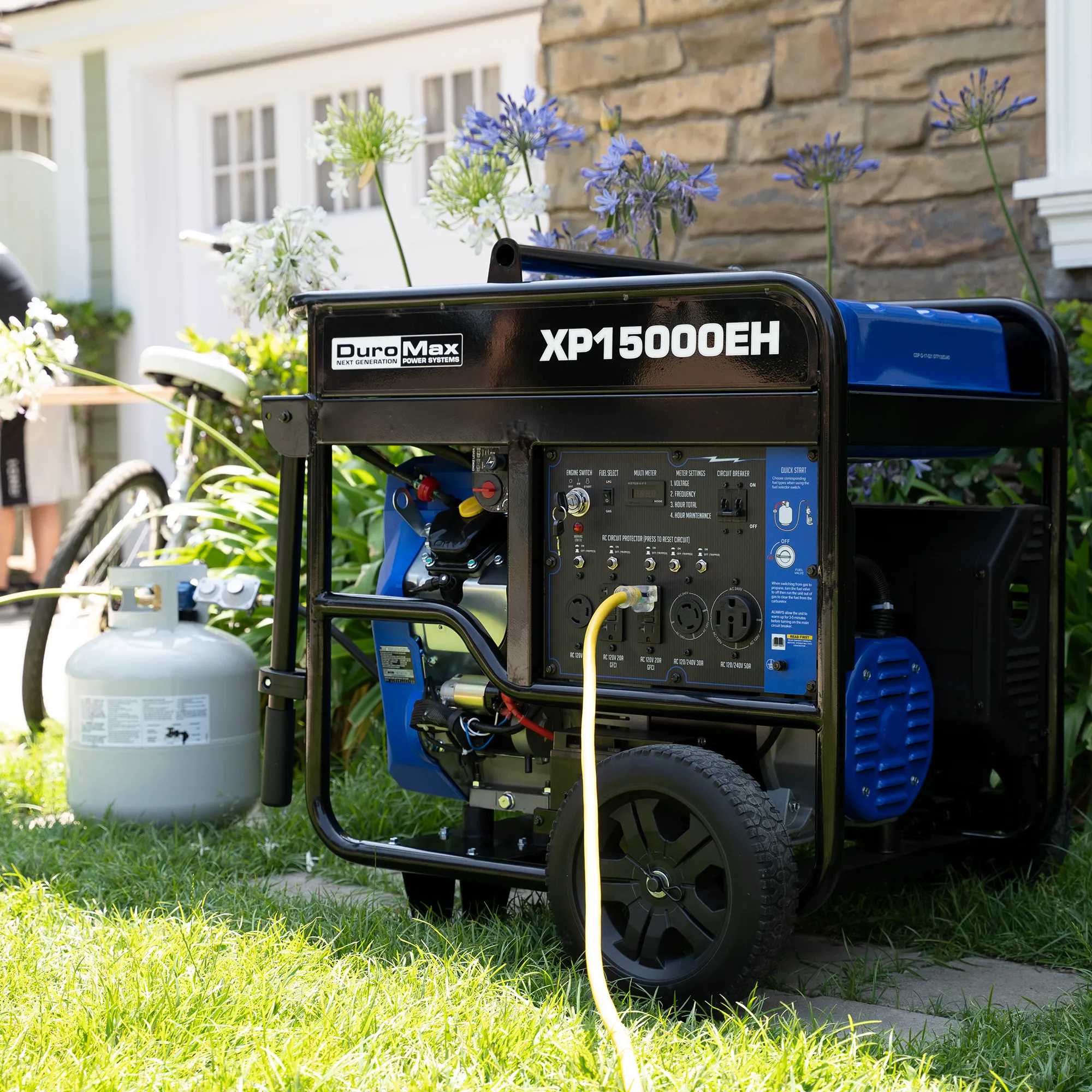 15,000 Watt Dual Fuel Portable Generator