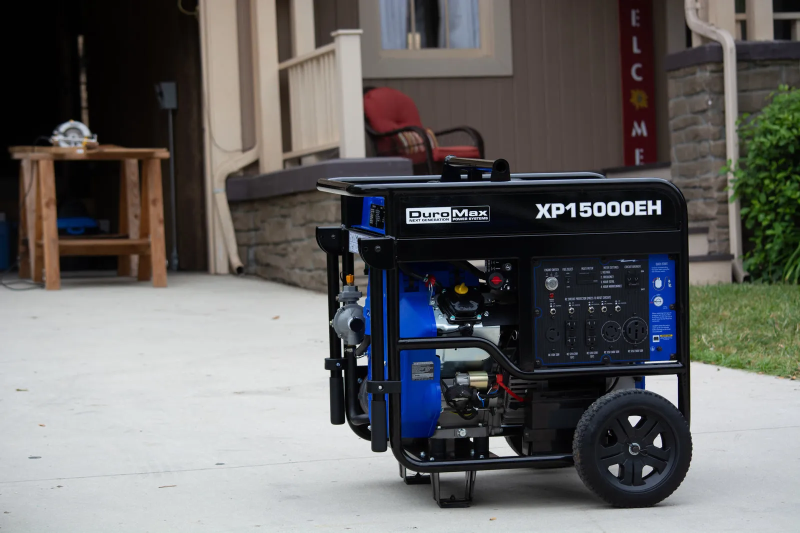 15,000 Watt Dual Fuel Portable Generator