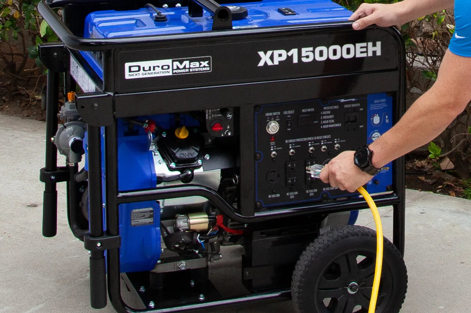 15,000 Watt Dual Fuel Portable Generator