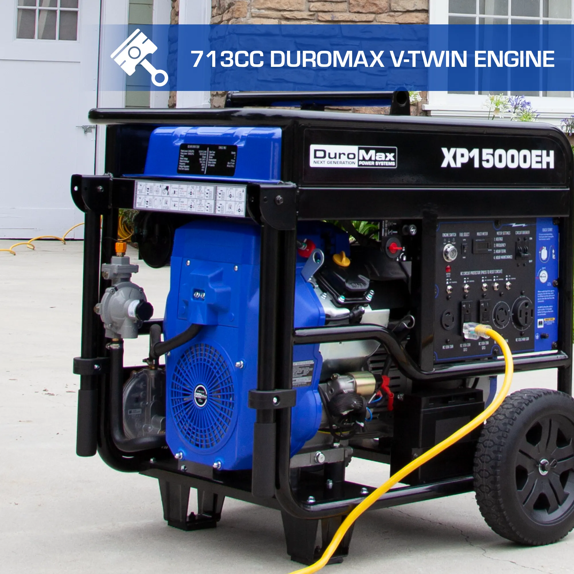 15,000 Watt Dual Fuel Portable Generator