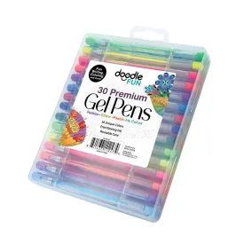 30 Piece Gel Pen Set with Case