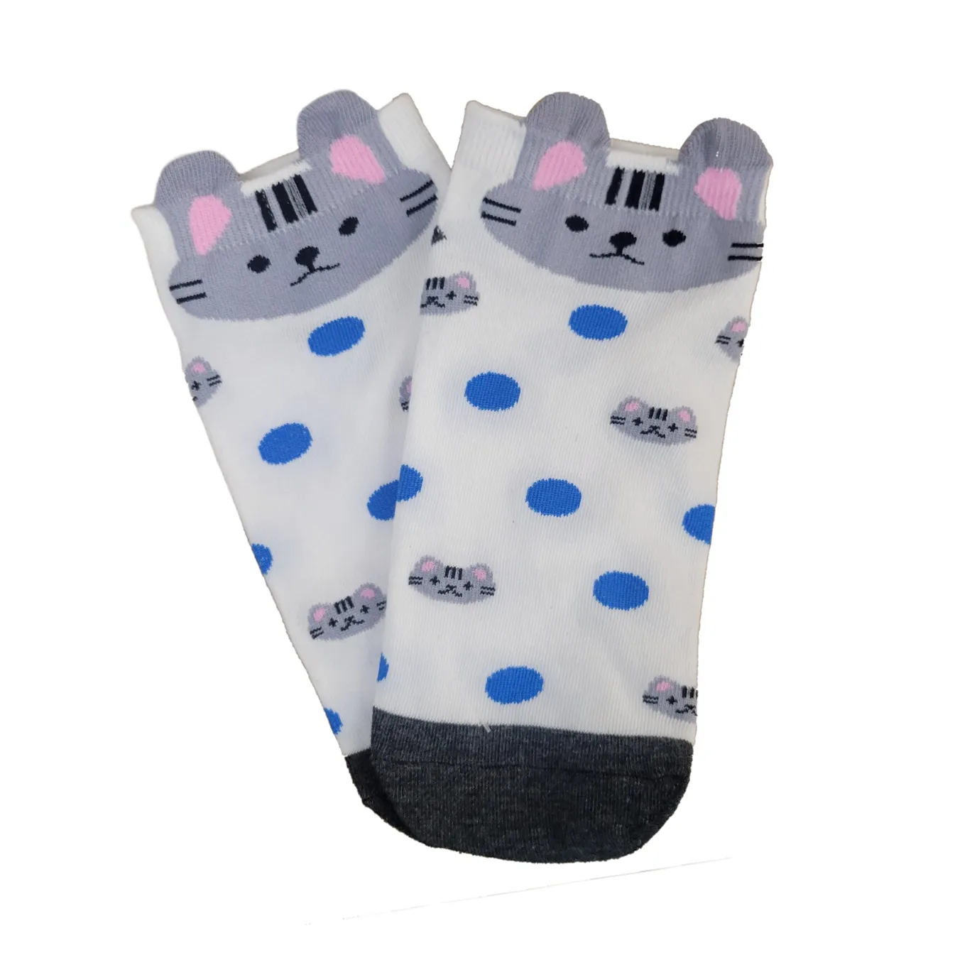 Adorable Animal Ankle Socks (Adult Medium - Women's Shoe Sizes 5-10)