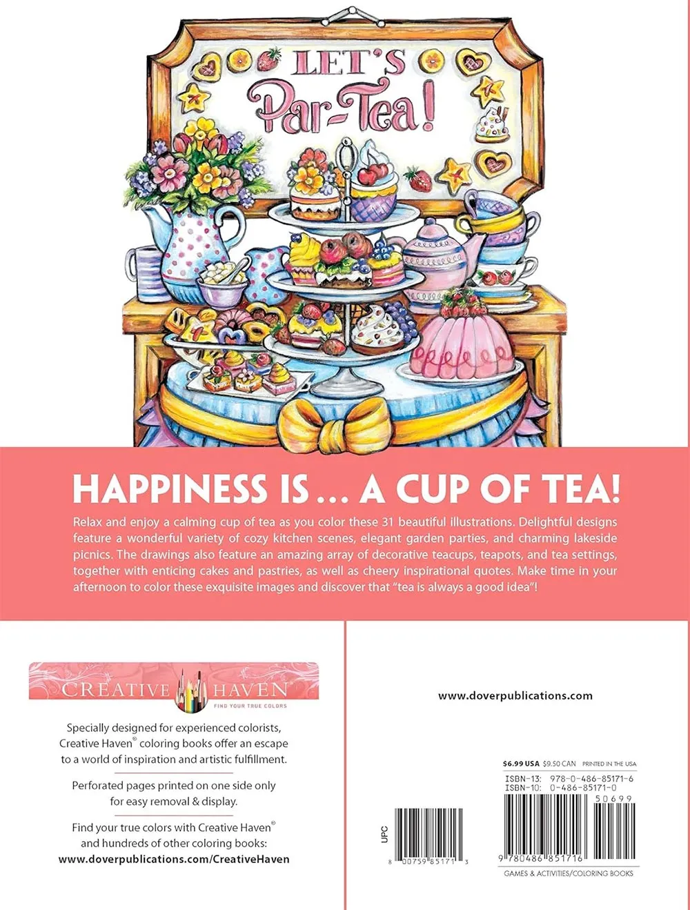 Afternoon Tea Coloring Book