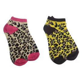 Animal Print Ankle Socks (Adult Medium - Women's Shoe Sizes 5-10)