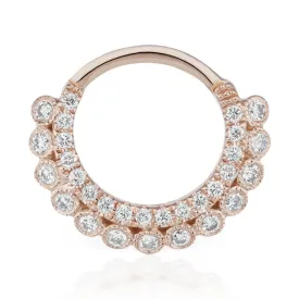 Apsara Diamond Clicker by Maria Tash in Rose Gold