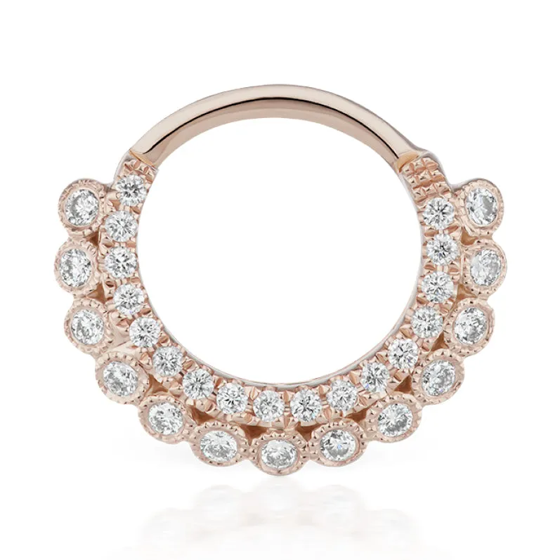 Apsara Diamond Clicker by Maria Tash in Rose Gold