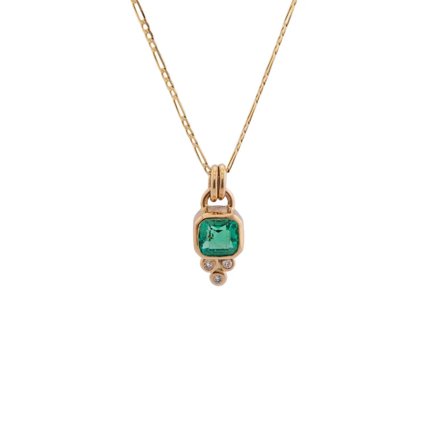 Ariel  - 1.19ct Emerald Pendant