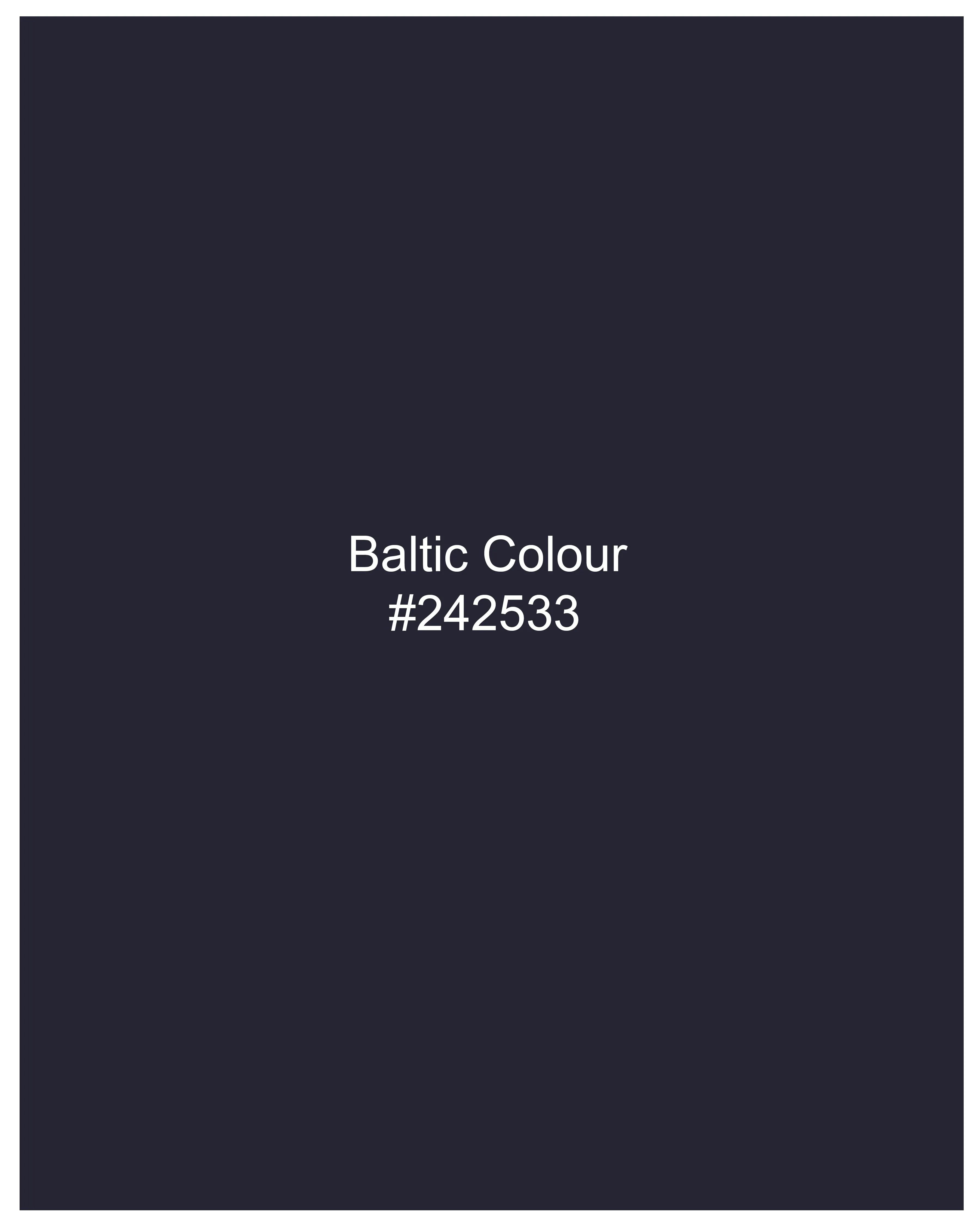 Baltic Navy Blue Premium Cotton Organic T-shirt