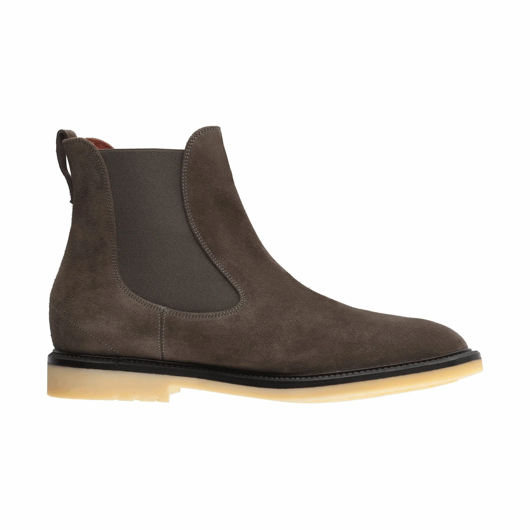 Beatle Walk Suede Chelsea Boots in Taupe