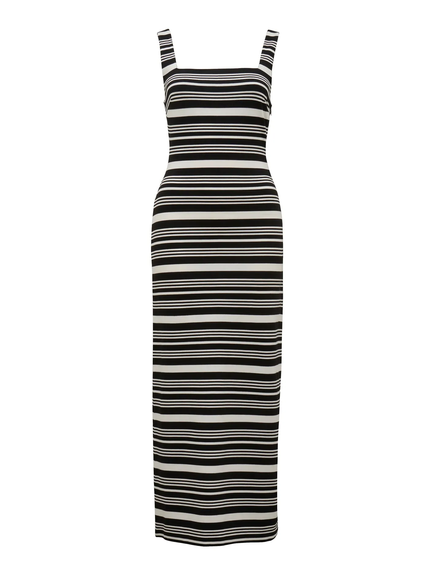 Beverly Square Neck Midi Dress