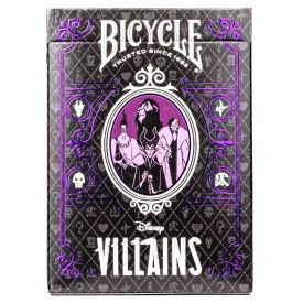 Bicycle Disney Villains Playing Cards (styles vary)