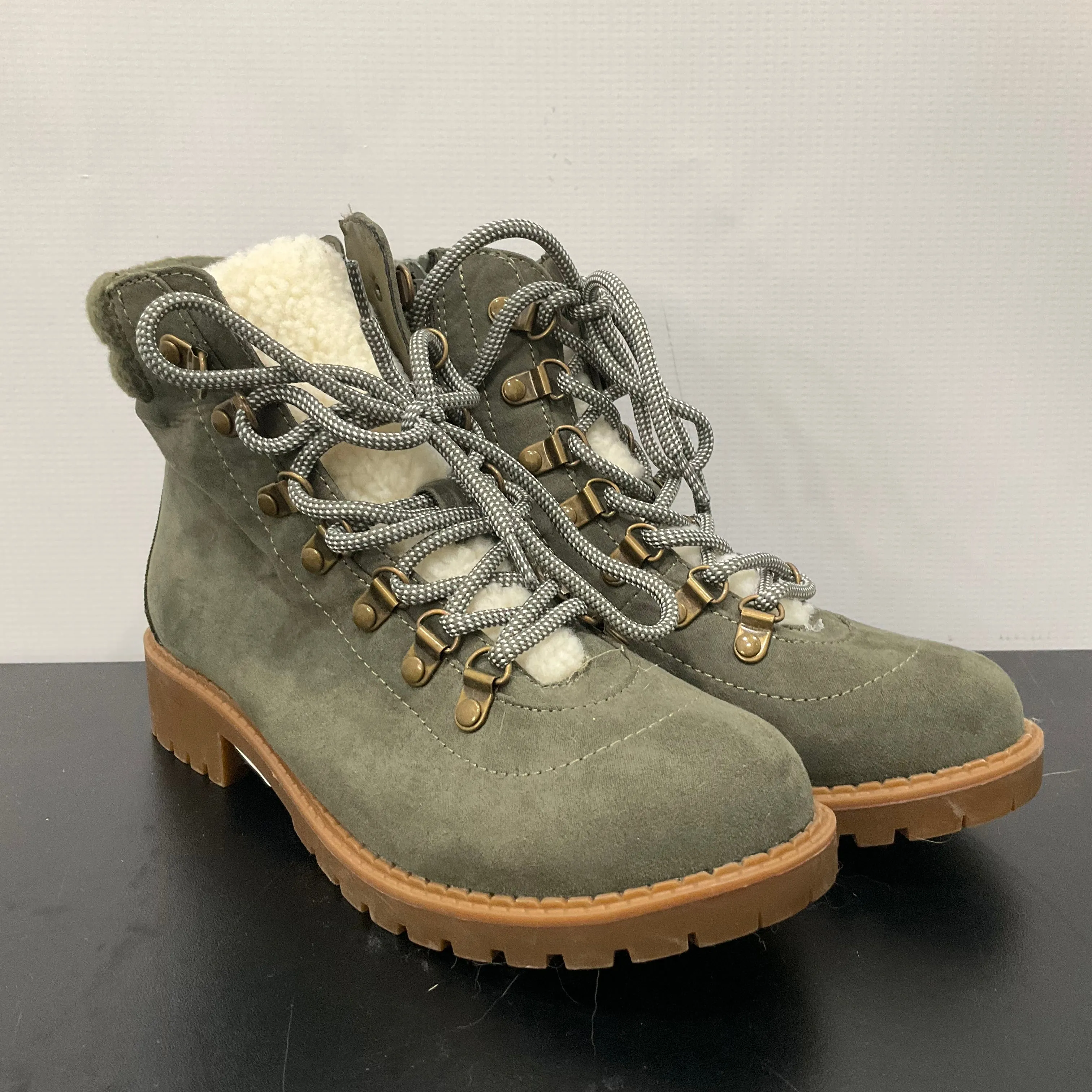 Boots Combat By Style And Company In Green, Size: 6