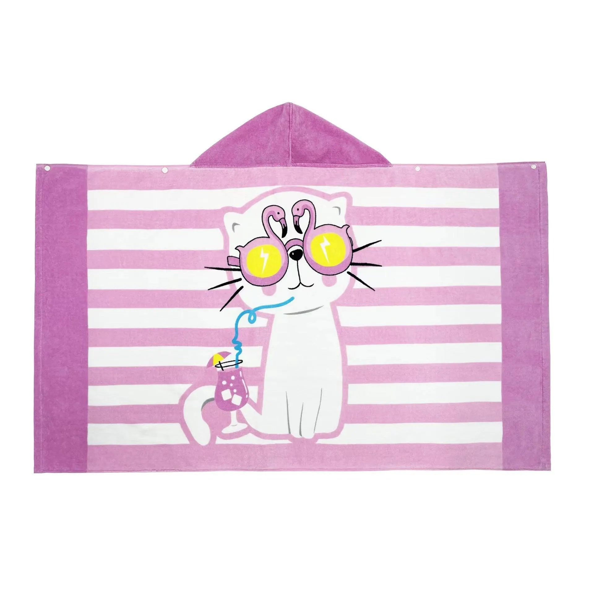 Bunny Bubbles Hooded Towel