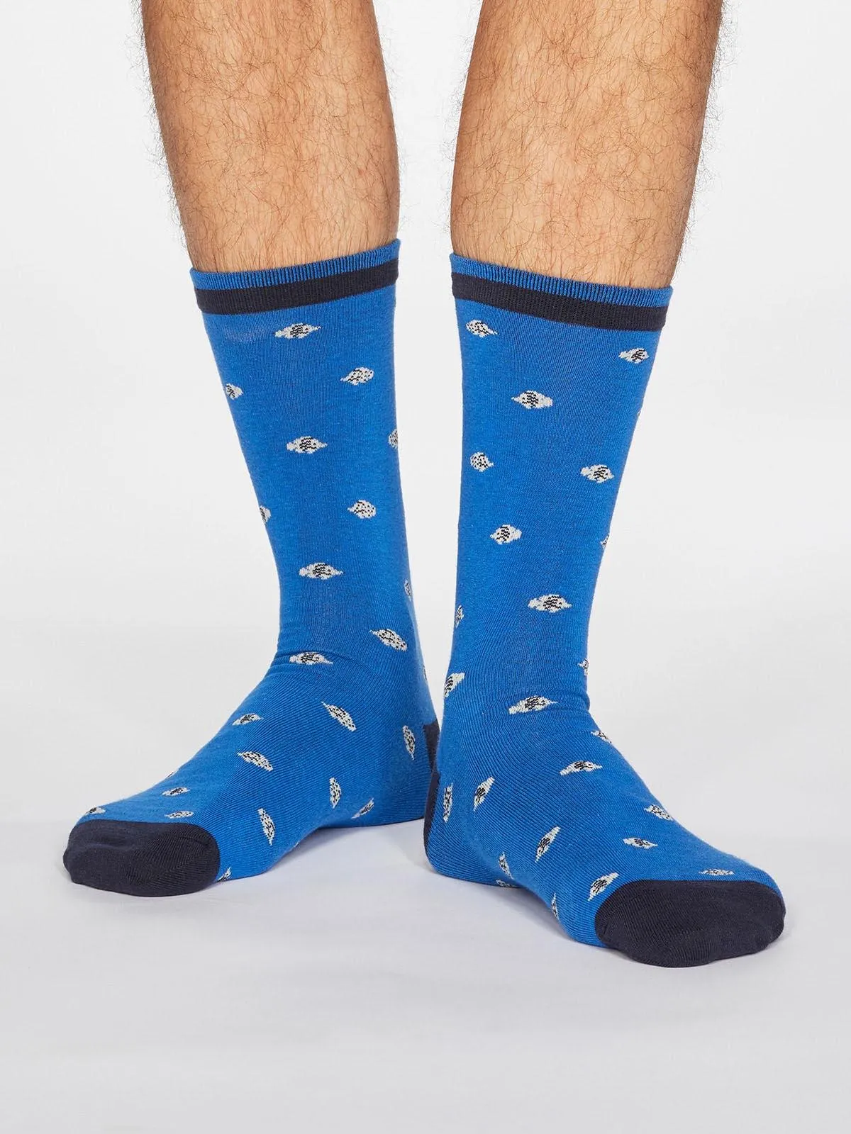 Carlos Sea Creatures Socks - Bright Blue