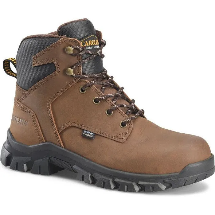 Carolina Men's Gruntz 6" Soft Toe Waterproof Work Boot -Brown- CA3093