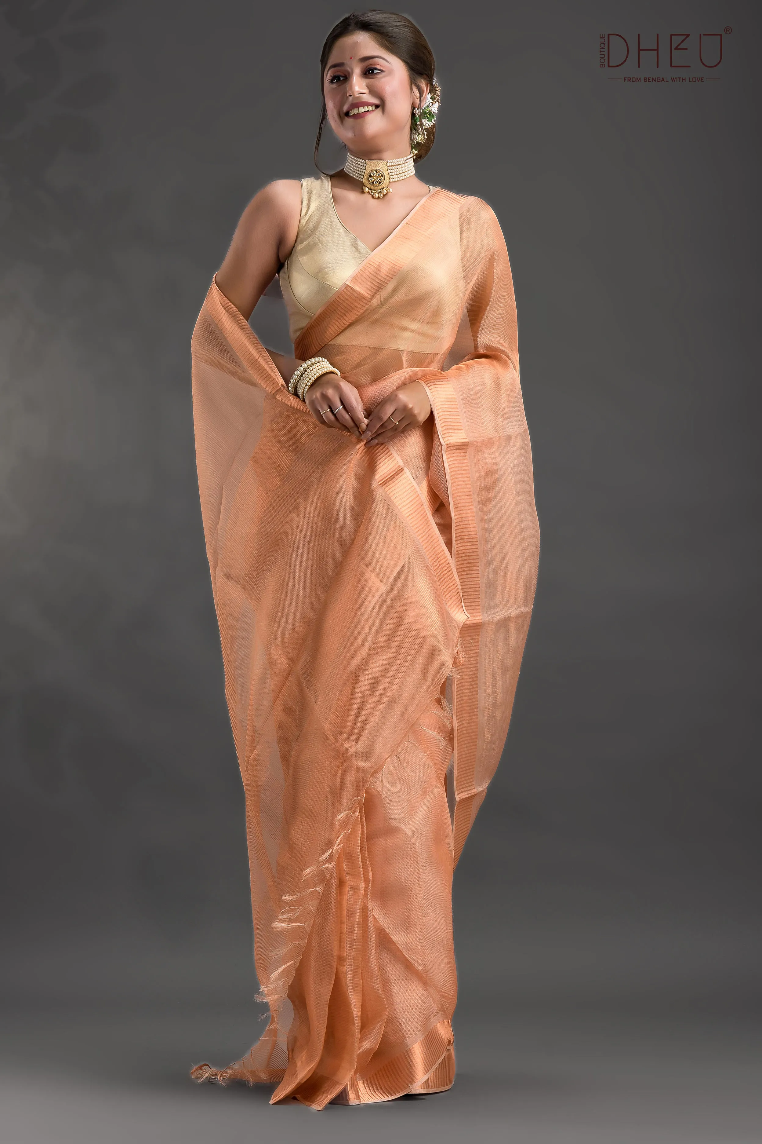 Chamomile - Pure Tissue Silk Saree