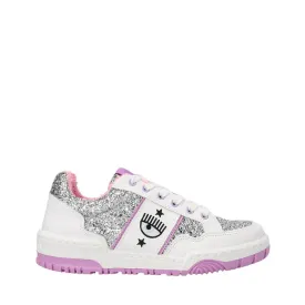 CHIARA FERRAGNI SNEAKERS CF3001 GLITTER ARGENTO-VIOLA