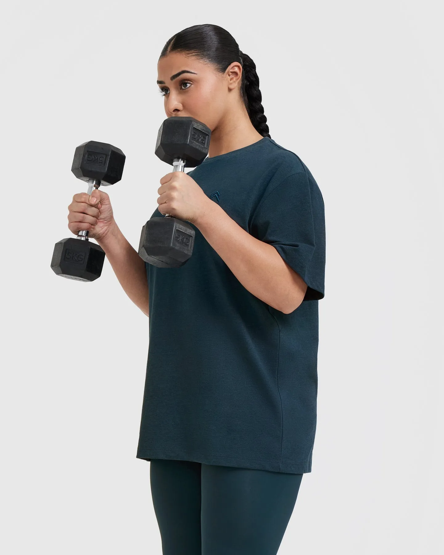 Classic Oversized Lightweight T-Shirt | Oil Blue