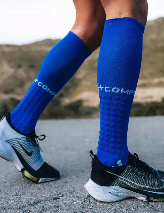 Compressport | Full Socks Run | Dazz Blue / Sugar