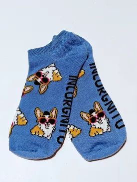 Corgi Incorgnito Ankle Sock