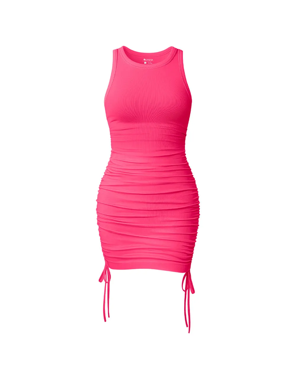 Crew Neck Sleeveless Bodycon Dress