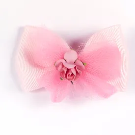 Dasha Designs Tulle Flower Bow