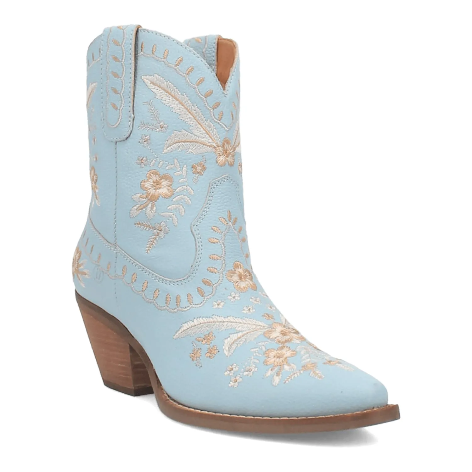 Dingo Primrose in Blue DI748 Ladies Ankle Boots