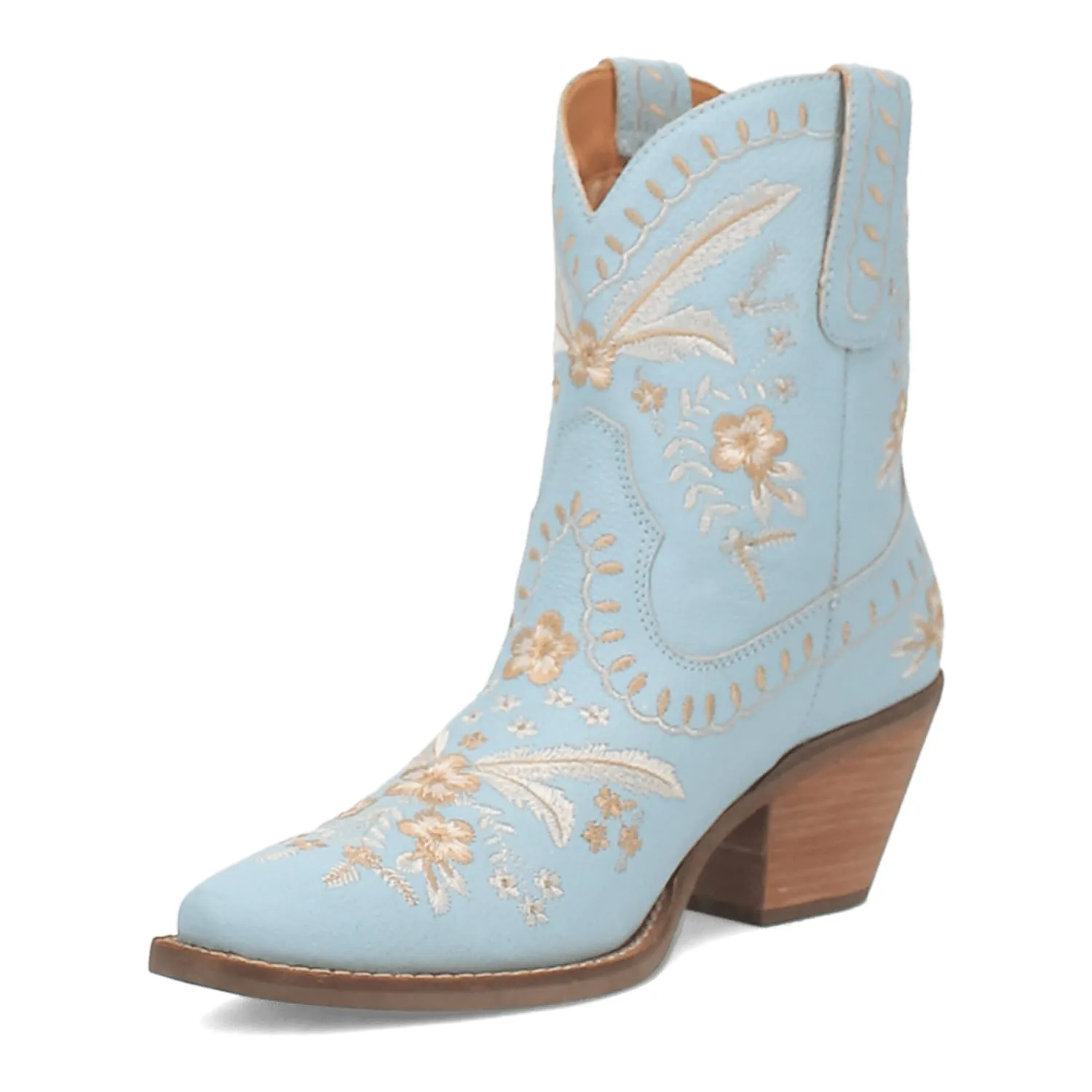 Dingo Primrose in Blue DI748 Ladies Ankle Boots