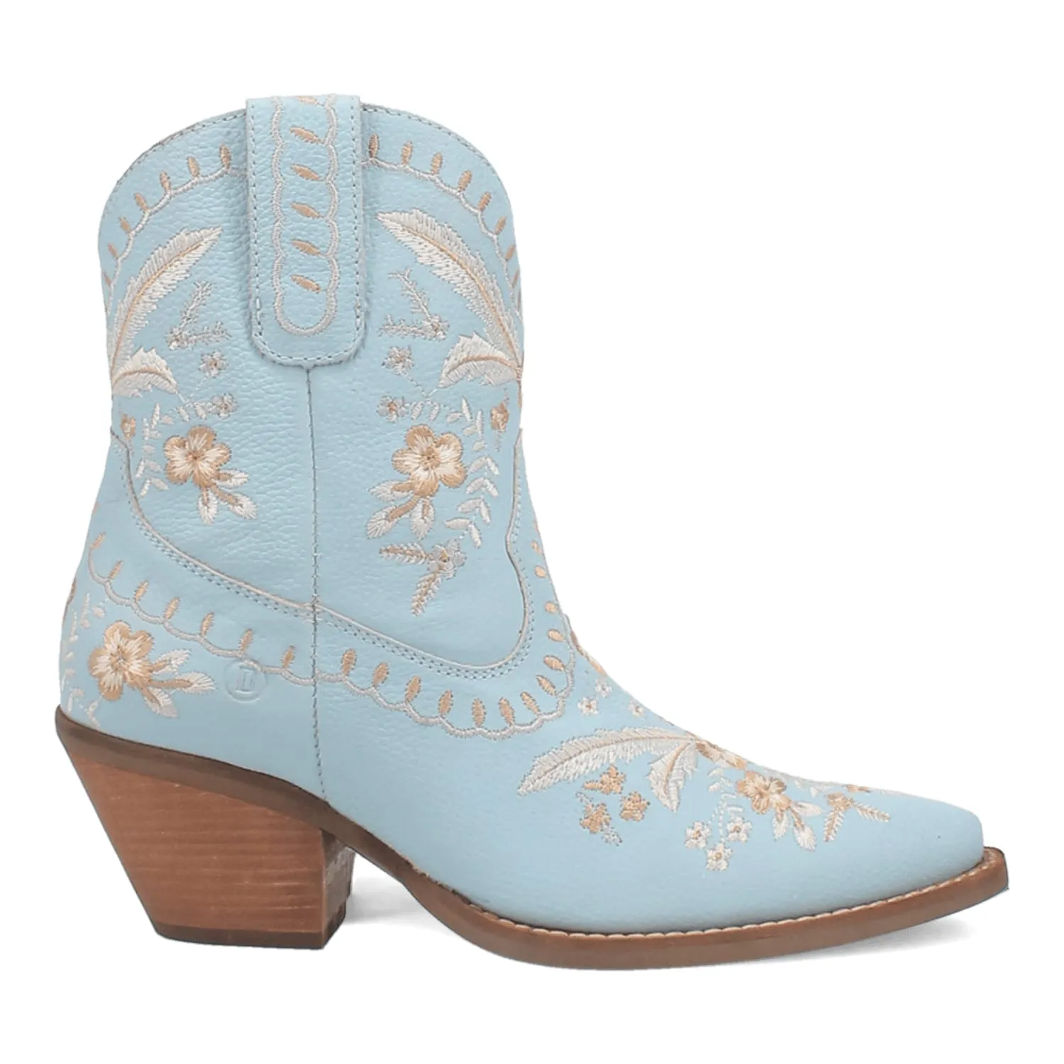 Dingo Primrose in Blue DI748 Ladies Ankle Boots