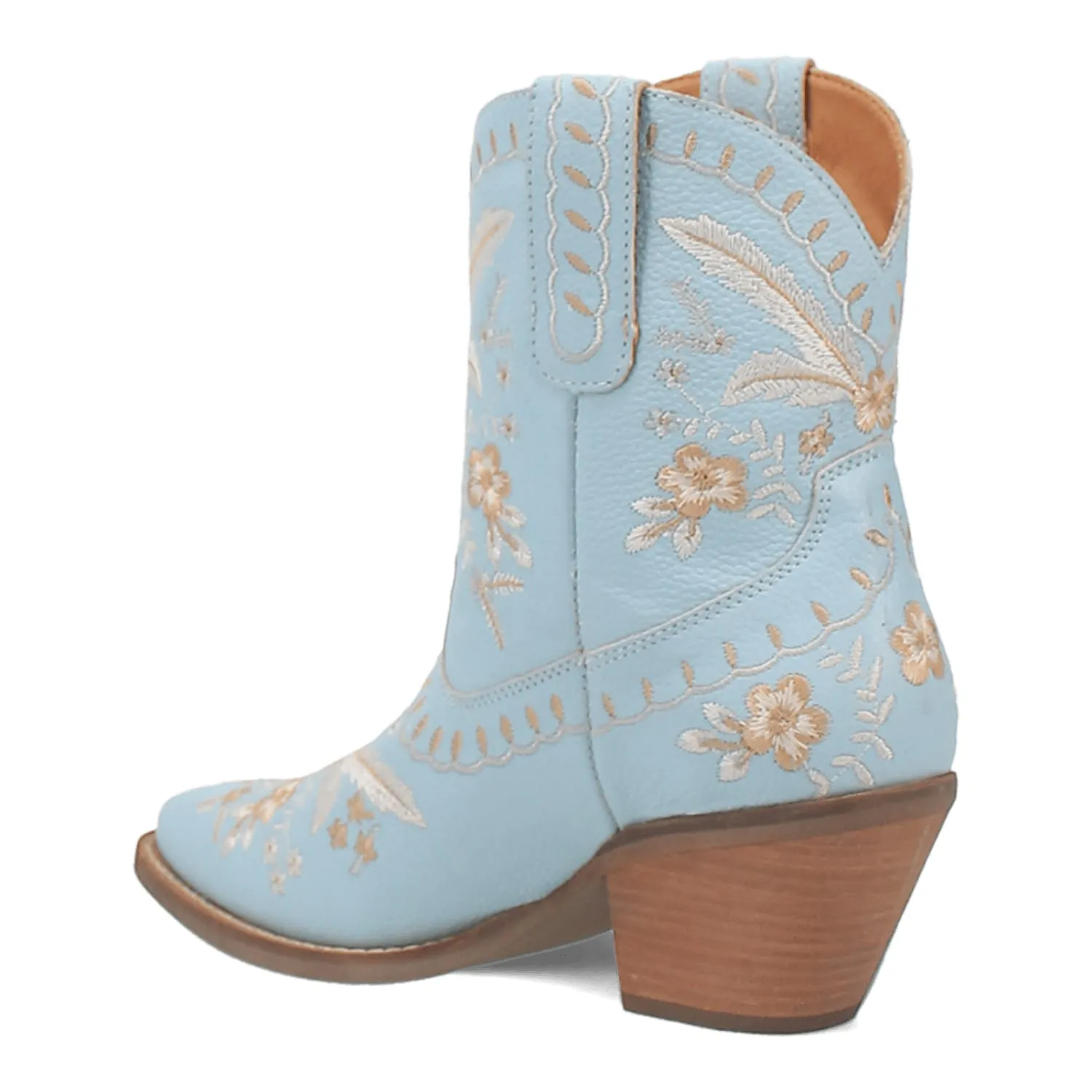 Dingo Primrose in Blue DI748 Ladies Ankle Boots