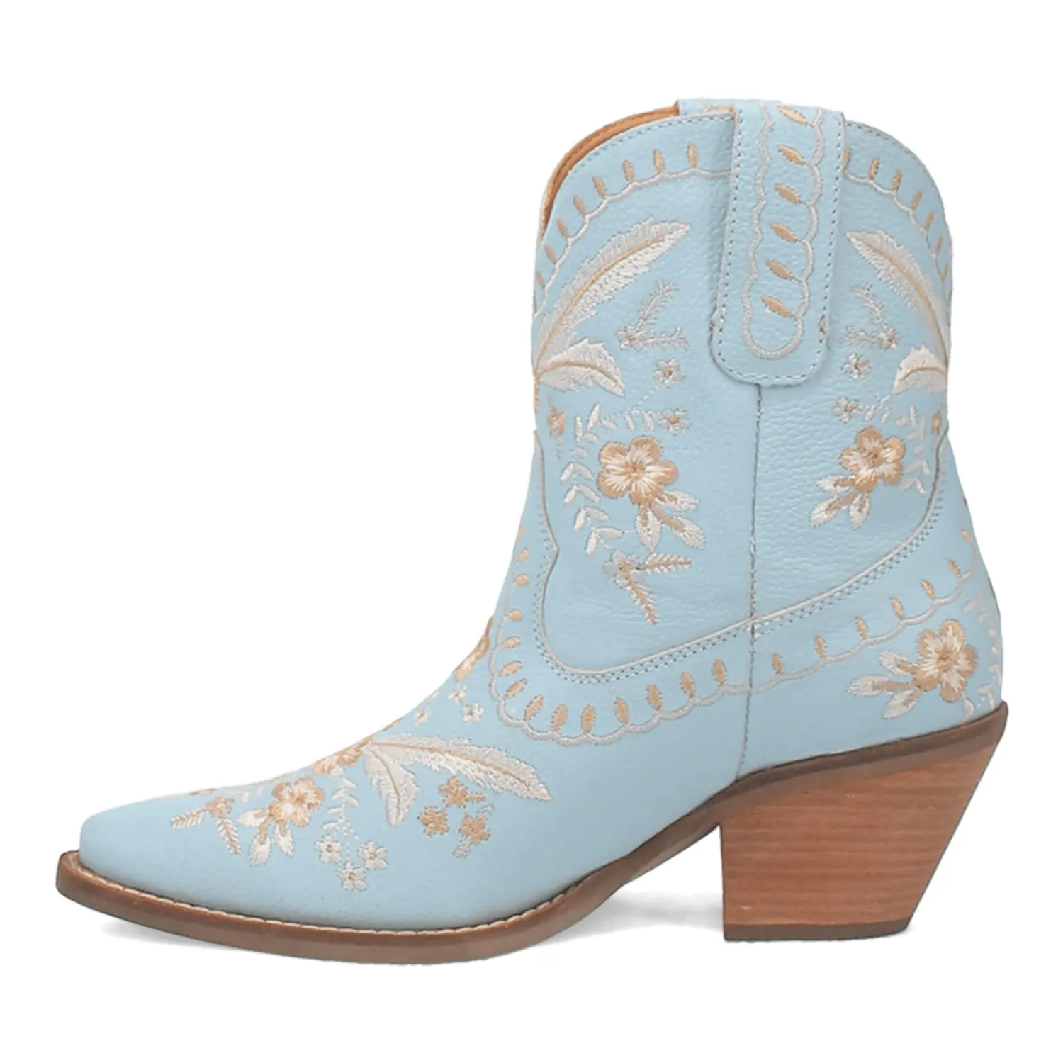 Dingo Primrose in Blue DI748 Ladies Ankle Boots