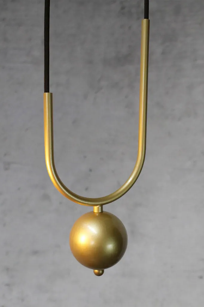 Dixon Pulley Glass Ball Pendant Light