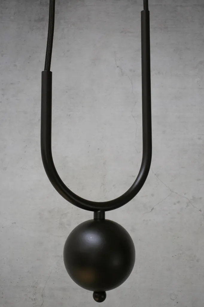 Dixon Pulley Glass Ball Pendant Light