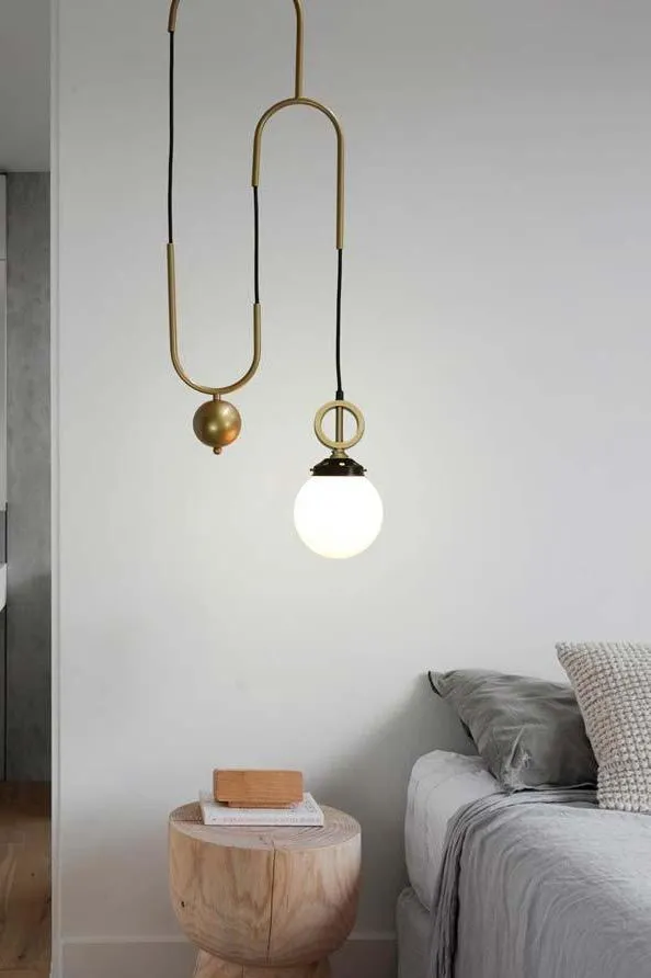 Dixon Pulley Glass Ball Pendant Light