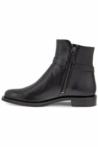 ECCO Sartorelle Womens Black Leather Boot 249333-01001 - Stylish and Comfortable Ankle Boot for Everyday Wear