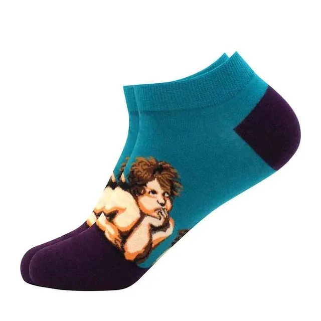 Famous Art Ankle Socks