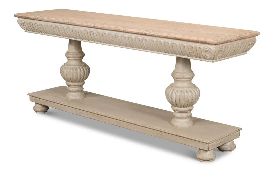 Fountainebleau Sage Console Table