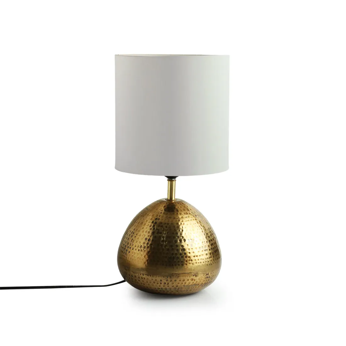 'Golden Droplet' Decorative Table Lamp (17.0 Inches, Iron)