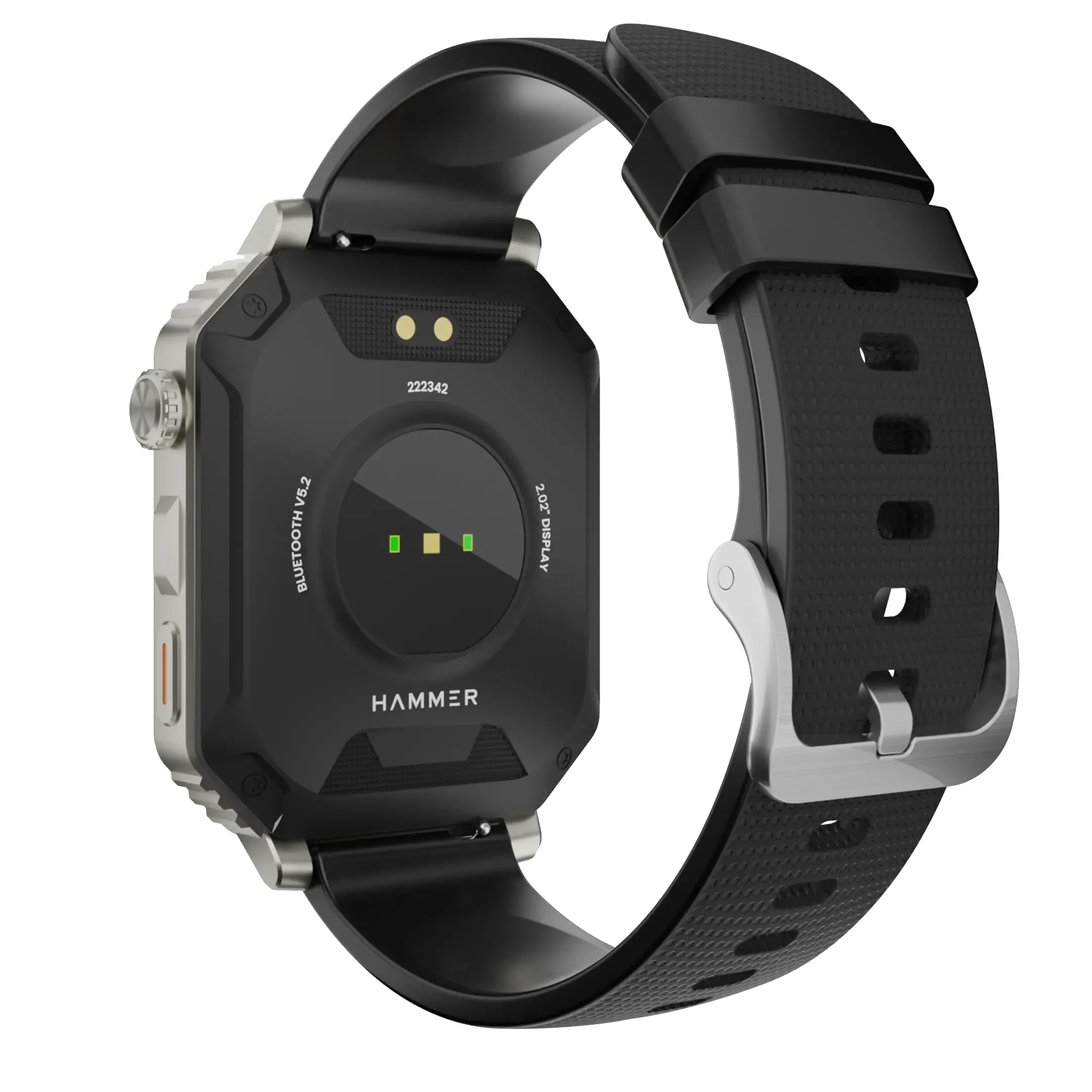 Hammer Conquer 2.02" Amoled Display Bluetooth Calling Smartwatch