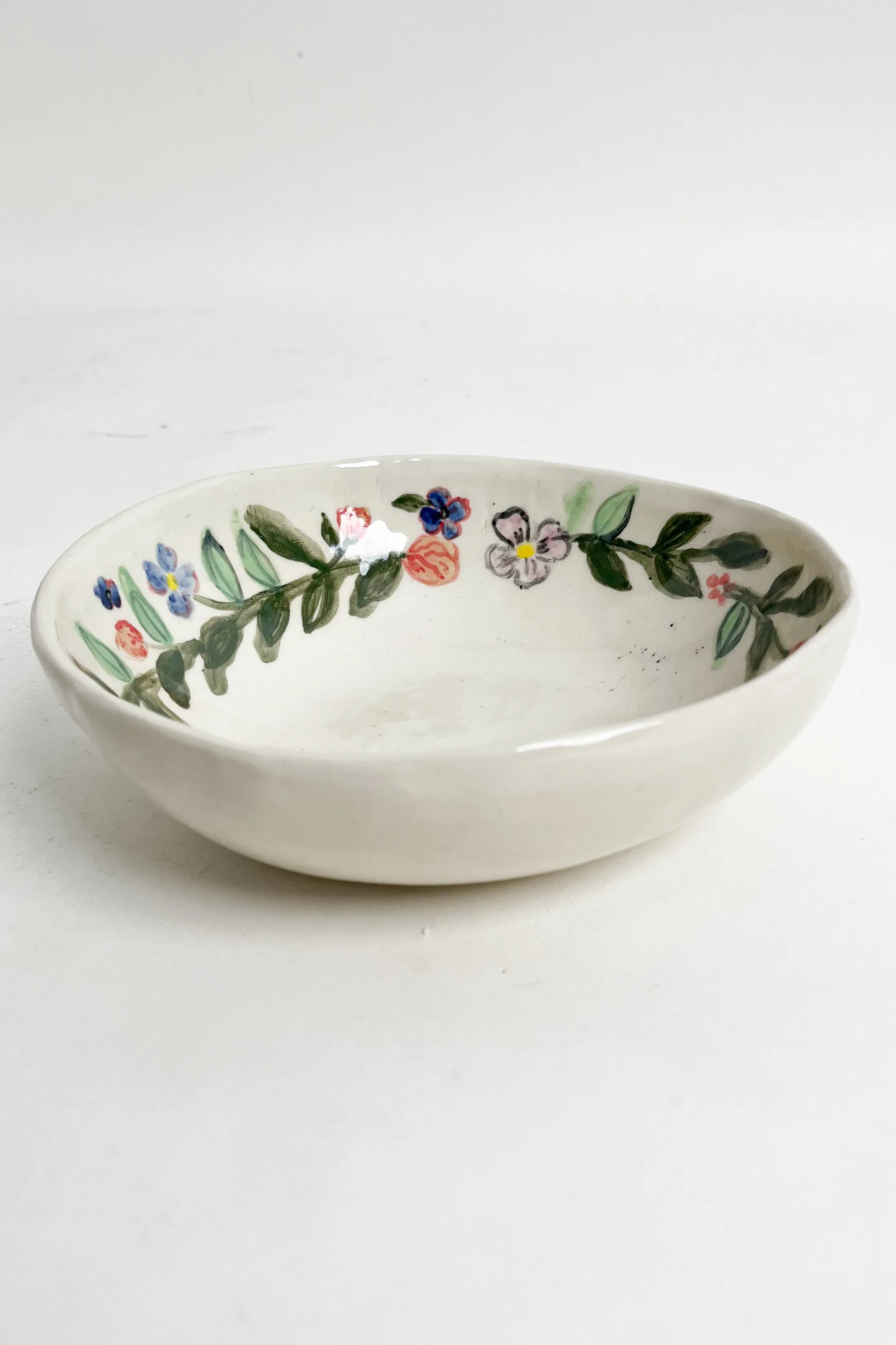 Hand Painted Floral Bowls