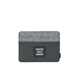 Herschel Aspect Collection Charlie Wallet - Black/ Raven Crosshatch